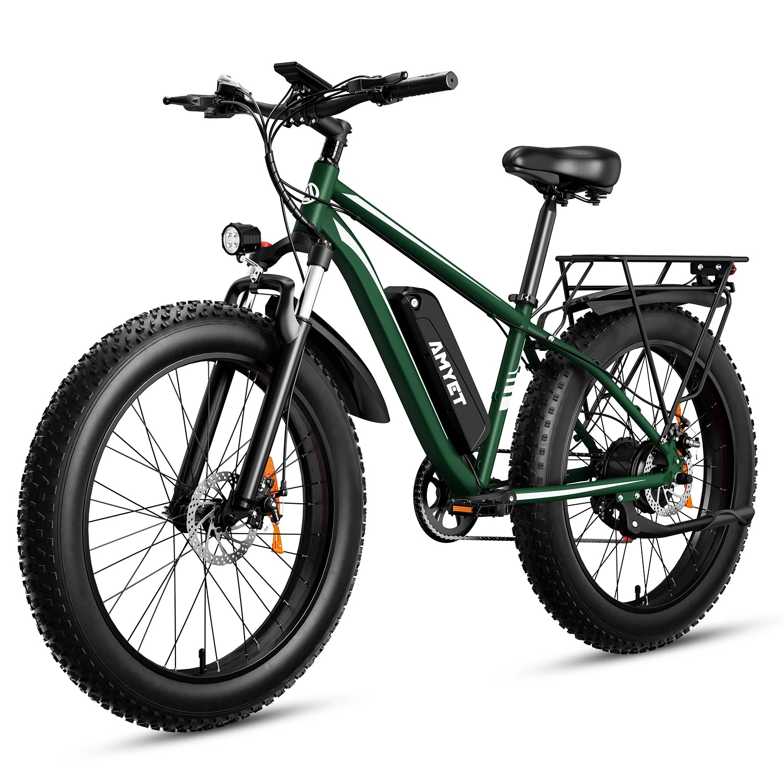 AMYET EB26 1000W 26 - Inch Fat Tire Mountain E - Bike - The Wright Bikes